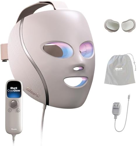 Shark CryoGlow LED Face Mask with Under-Eye Cooling, Anti-Ageing & Ble — Real-world performance testing in action
