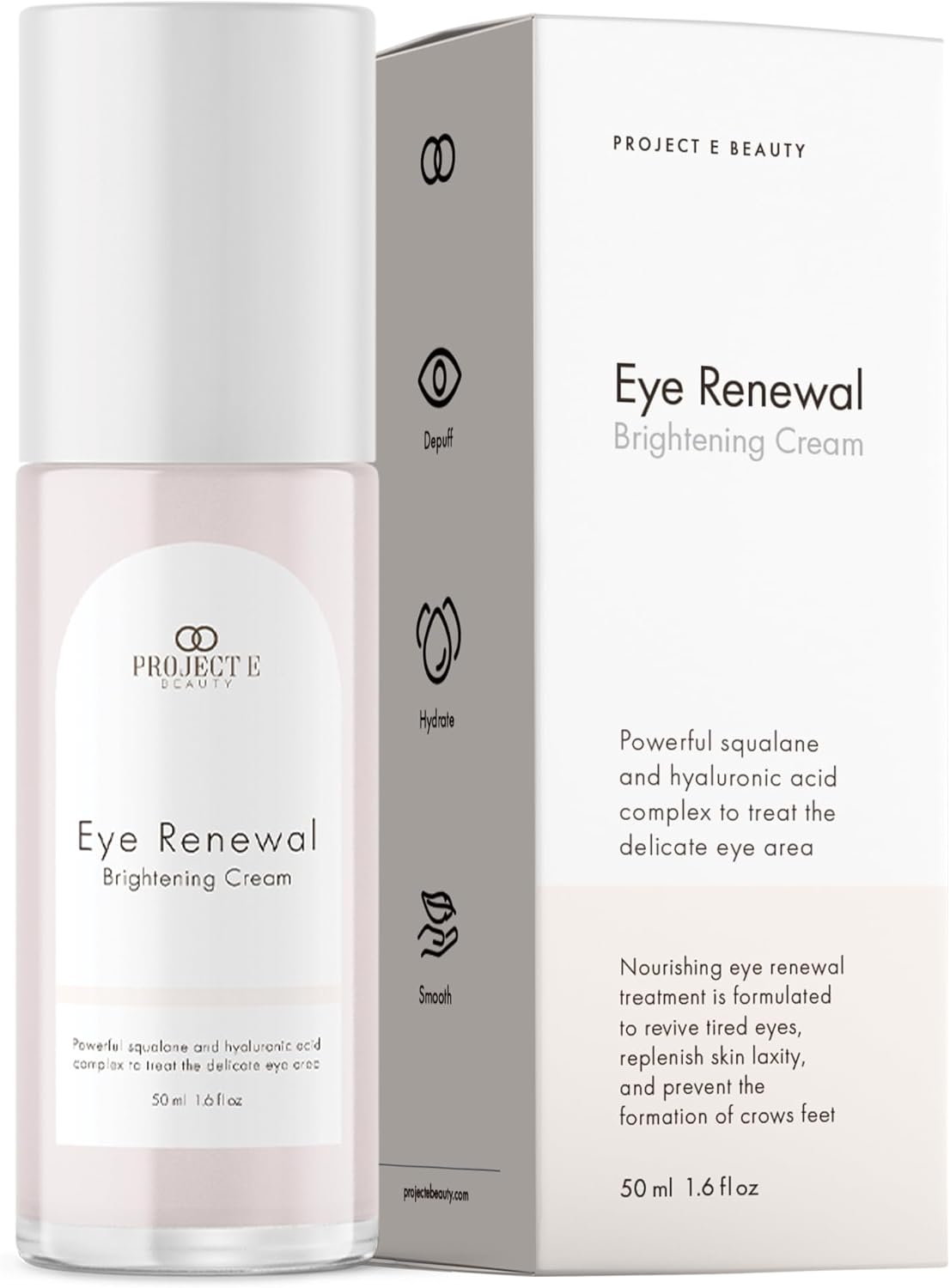 Project E Beauty Eye Renewal Brightening Cream Advanced Anti-Aging Under Eye Cream | Visibly Reduces Wrinkles, Puffiness &...