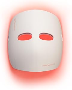 TheraFace Therabody Mask Glo - Cordless LED Skincare Face Mask with Red/Blue/Infrared Ligh