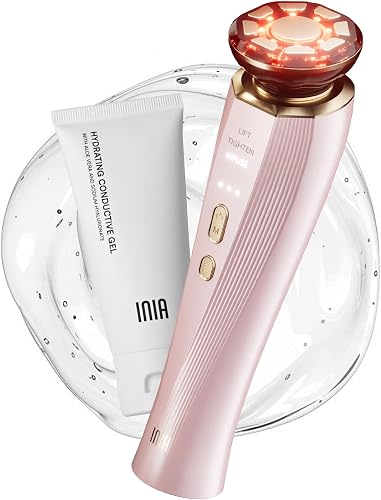 INIA 3-in-1 Red Light Therapy for Face and Neck Beauty Device for Puff — Build quality and design details up close