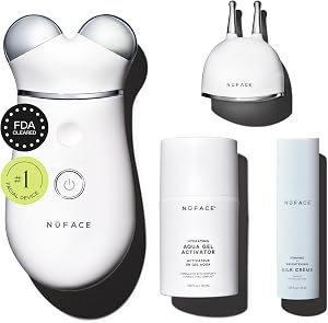 NUFACE Trinity+ Facial Massager + Lip & Eye Attachment - FDA-Cleared Face Sculpting To