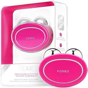 FOREO Bear Microcurrent Facial Device - Face Sculpting Tool - Instant Face Lift - Firm & Contour