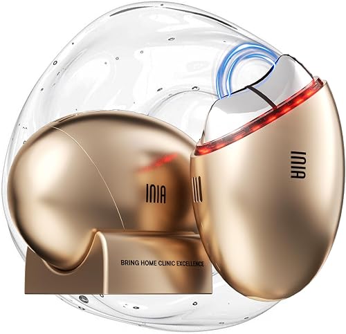 INIA 7-in-1 Red Light Therapy for Face and Neck Gua Sha Facial Massage — Build quality and design details up close