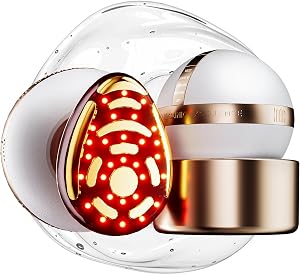 INIA SPHERA Upgraded 8-in-1 Microcurrent Facial Device for Face & Neck – Red Light, Th